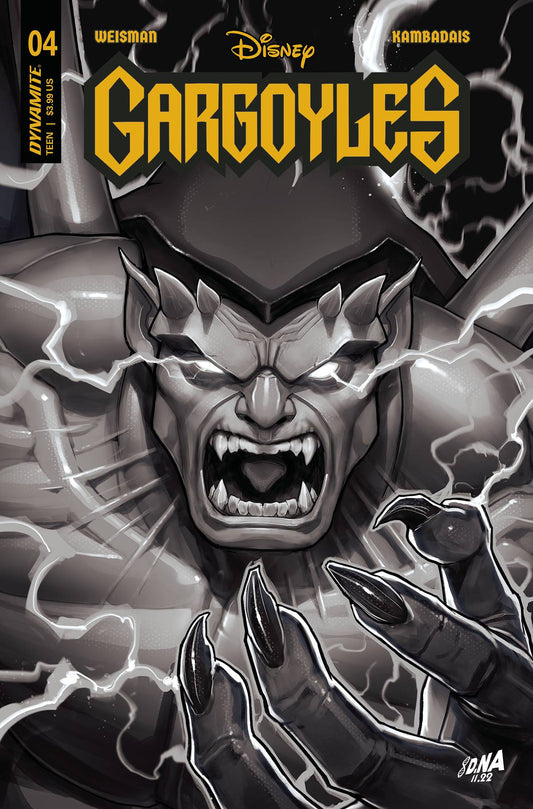 Gargoyles #4 Cvr I 15 Copy Incv Nakayama B&W (03/22/2023)