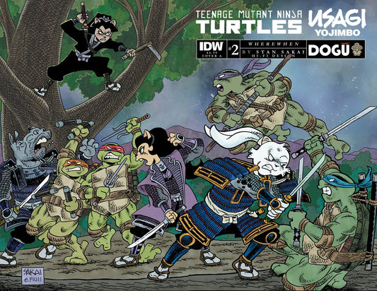 Tmnt Usagi Yojimbo Wherewhen #2 Cvr A Sakai (05/03/2023)