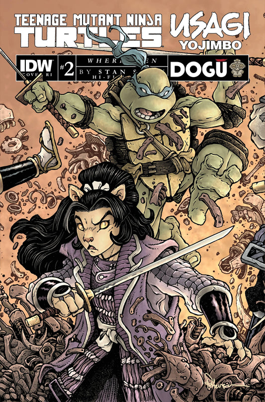 Tmnt Usagi Yojimbo Wherewhen #2 Cvr E 50 Copy Incv Petersen (05/03/2023)
