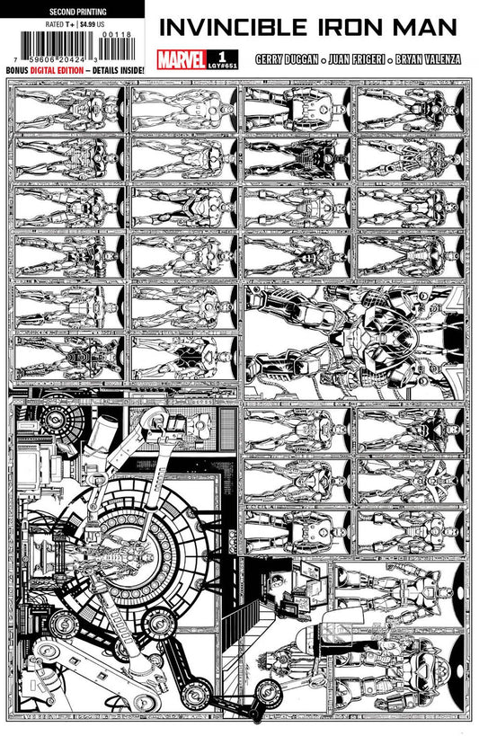 Invincible Iron Man #1 2nd Ptg 1:25 Layton Var (02/15/2023)