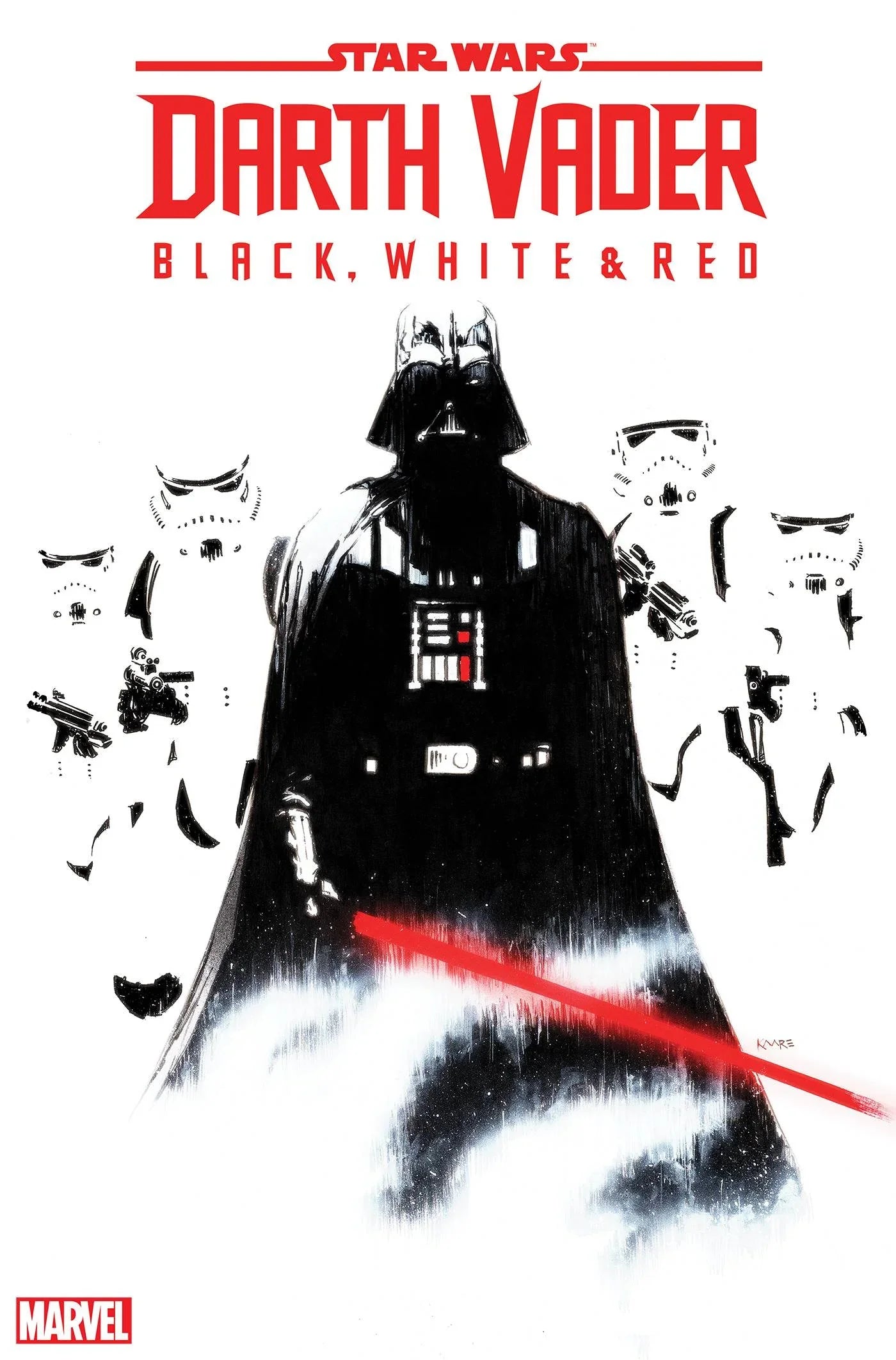 Star Wars Darth Vader Black White And Red #1 25 Copy Incv An (04/26/2023)