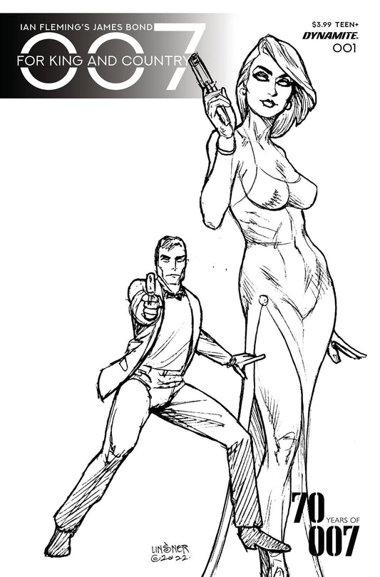 007 For King Country #1 Cvr F 10 Copy Incv Linsner Line Art (04/12/2023)