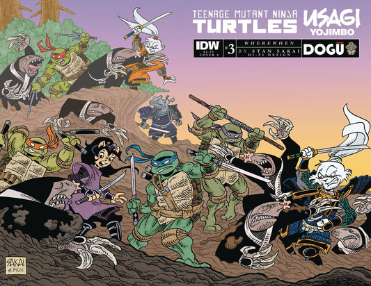 Tmnt Usagi Yojimbo Wherewhen #3 Cvr A Sakai (05/24/2023)