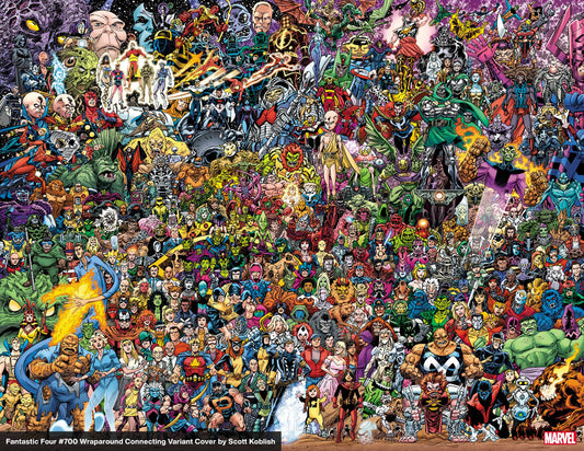 Fantastic Four #7 - Koblish Wrpad Connecting 700 Characters Va (05/17/2023)