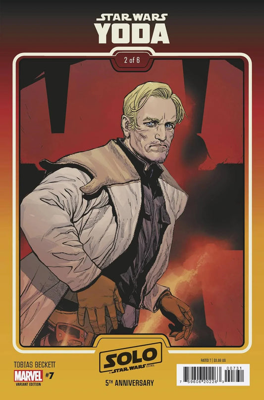 Star Wars Yoda #7 Yu Tobias Beckett Solo 5Th Anniv Movie Var (05/03/2023)