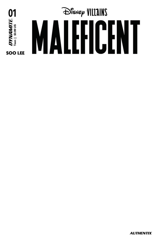 Disney Villains Maleficent #1 Cvr F Blank Authentix (05/17/2023)