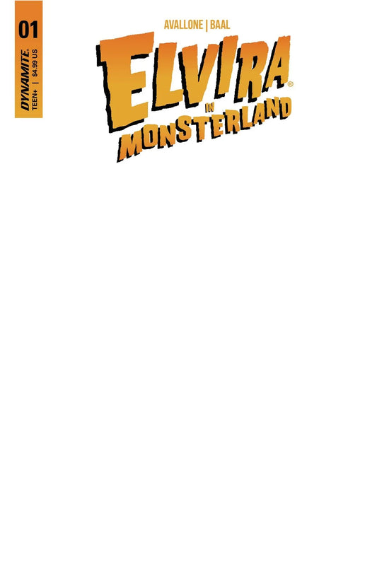 Elvira In Monsterland #1 Cvr E Blank Authentix (05/17/2023)