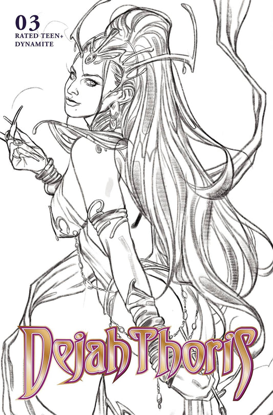 Dejah Thoris (2023) #3 Cvr G 10 Copy Incv Sway Line Art (05/17/2023)