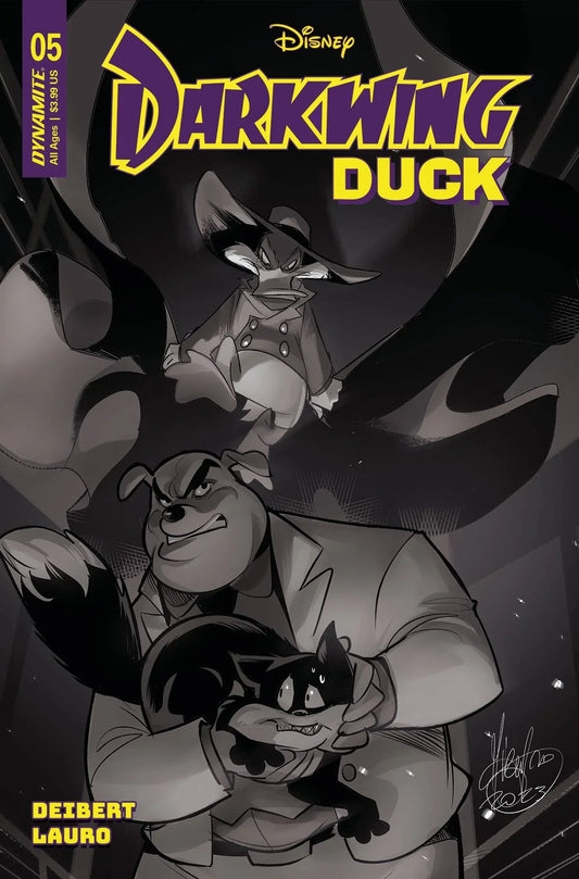 Darkwing Duck #5 Cvr H 15 Copy Incv Andolfo B&W (05/24/2023)