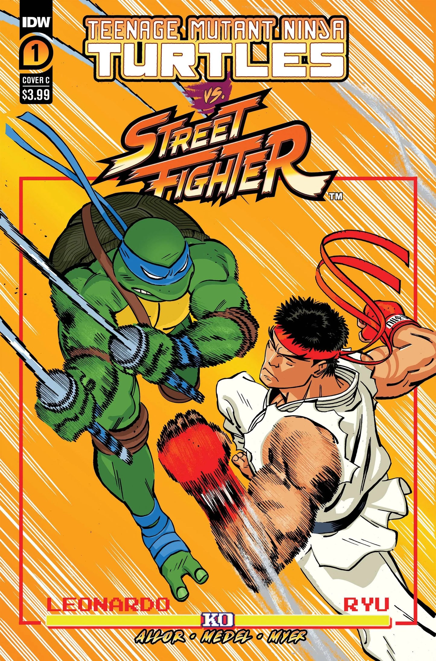 Tmnt Vs Street Fighter #1 (Of 5) Cvr C Reilly (06/07/2023)