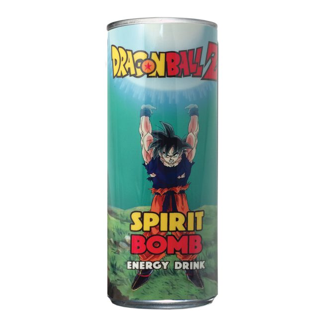Dragon Ball Z Spirit Bomb Energy Drink 12oz - The One Stop Shop Comics & Games